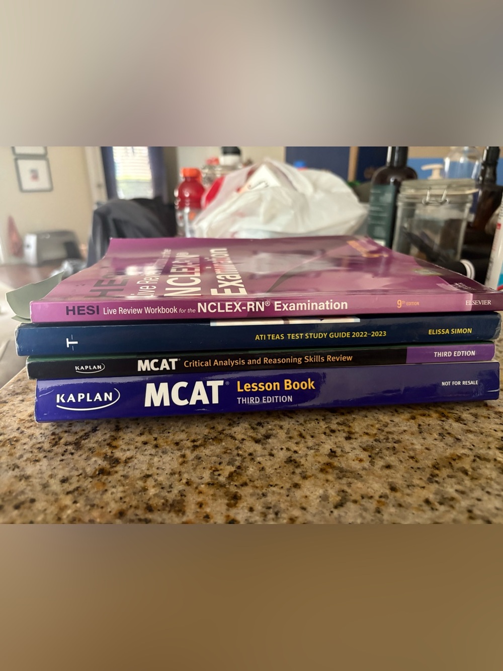 Kaplan MCAT Lesson Book - Purple and White Cover